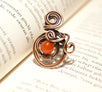 Handmade Copper Wire Sunstone Ring