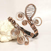 Handmade Copper Wire Cuff Bracelet