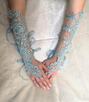 Handmade French Lace Wedding Gloves