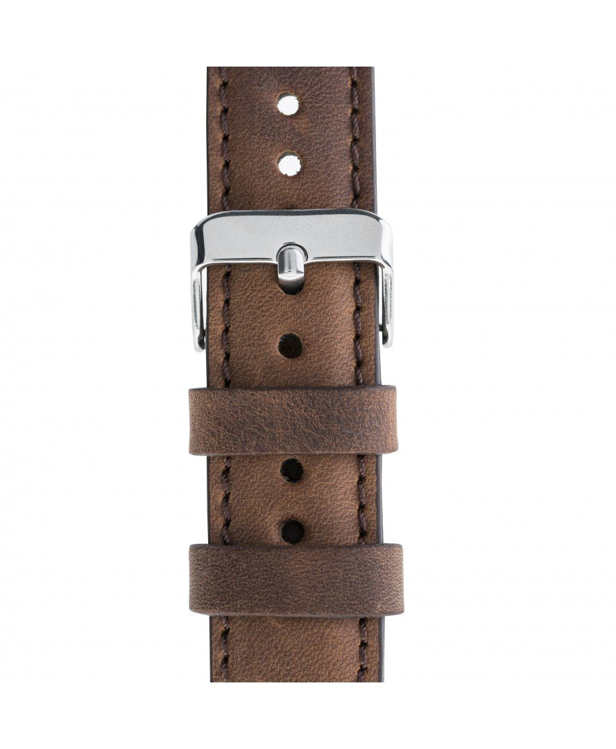 Leather Apple Watch Strap, Antic Brown