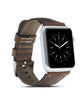 Leather Apple Watch Strap, Antic Brown