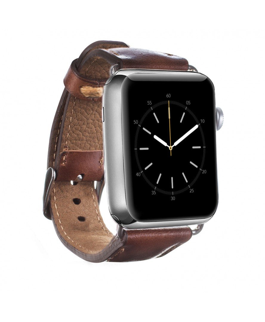 Leather Apple Watch Strap, Brown