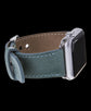 Leather Apple Watch Strap, Sea Green