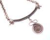 Handmade Copper Necklace, Wire Wrapped