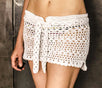 Handmade Crochet Mini Skirt Bikini Cover Up