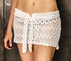 Handmade Crochet Mini Skirt Bikini Cover Up