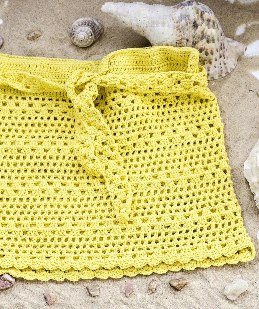 Handmade Crochet Mini Skirt Bikini Cover Up