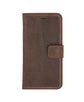 Leather Detachable Wallet Case for iPhone 7/7+/8/8+, Brown