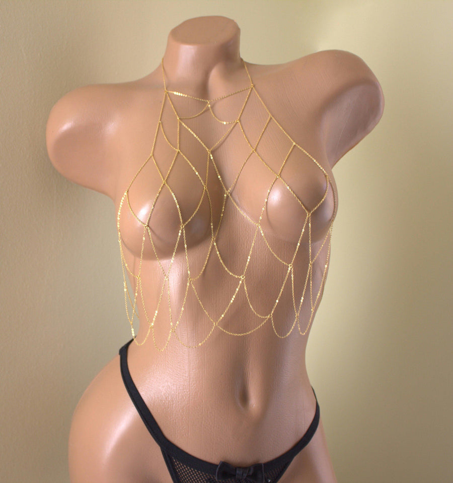 Handmade Net Chain Body Jewelry