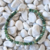 Handmade Raw Emerald Beads Stacking Bracelet