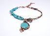 Handmade Turquoise Wire Wrapped Necklace