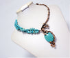 Handmade Turquoise Wire Wrapped Necklace