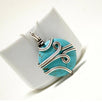 Handmade Wire Wrap Turquoise Pendant Necklace