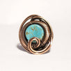 Handmade Wire Wrap Turquoise Ring