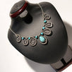 Handmade Wire Wrap Turquoise Statement Necklace