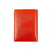 Leather Cardholder Wallet - Orange