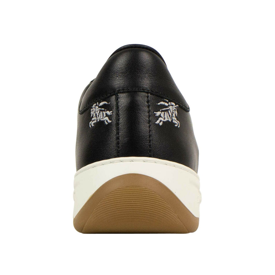 'Timsbury' Knight Embroidered Sneakers - Black