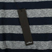 'Marina' Striped Crew Neck Sweater - Navy Blue