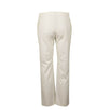 Cropped Cotton Blend Pants - Ivory