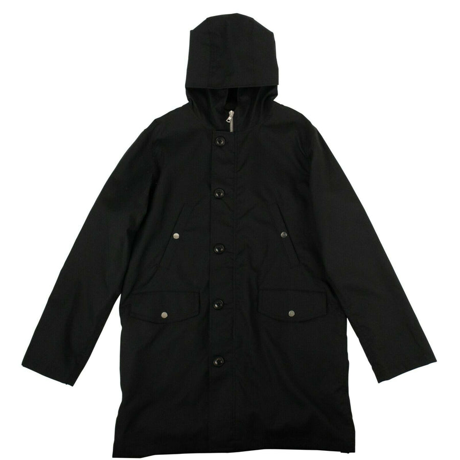 Cotton Lost Boys Face Long Parka - Black