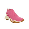 High Tech Jacquard Mid-Top Sneakers - Pink