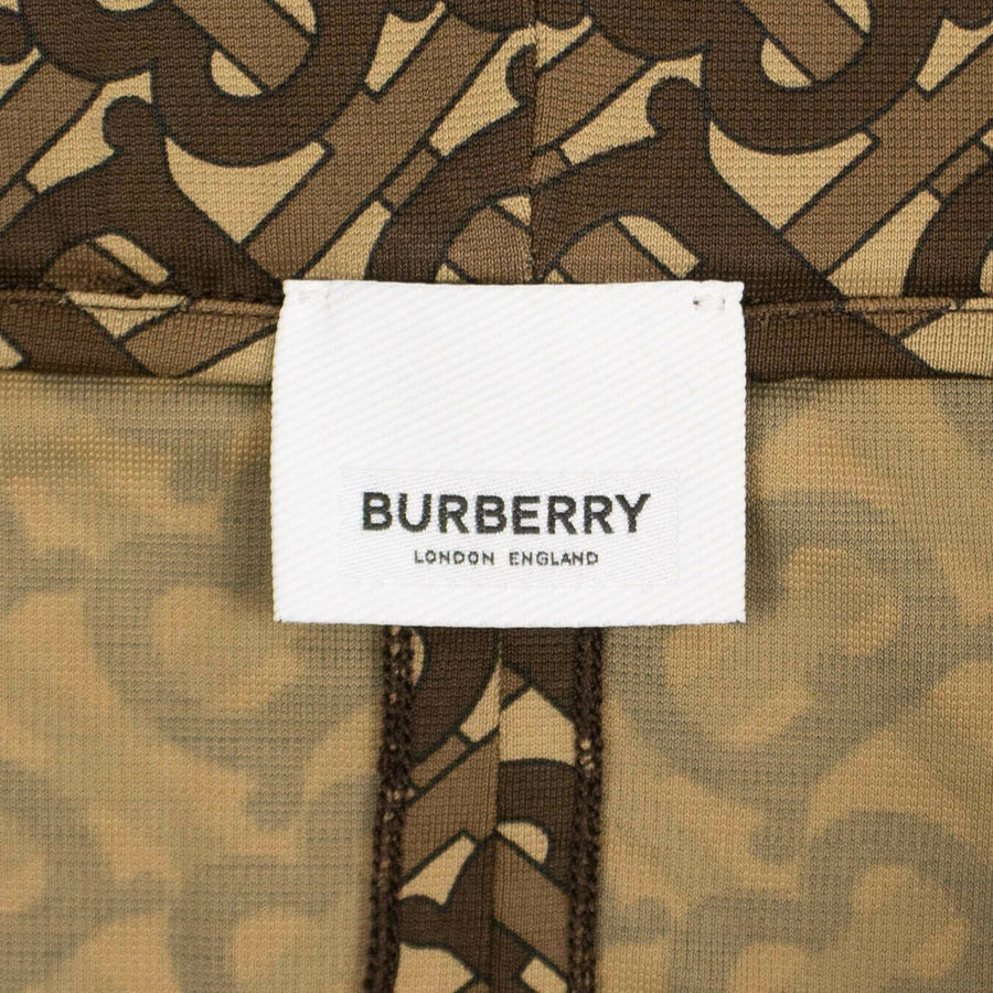 Burberry x Riccardo Tisci Bridle Stripe Logo Long Pencil Skirt - Brown