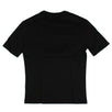 Embossed Cotton T-Shirt - Black