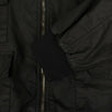 Cotton Back Gucci Logo Utility Bomber Jacket - Black