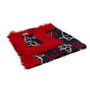 'GG Ghost Stars' Printed Shawl Scarf - Blue/Red