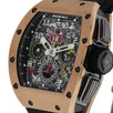 Richard Mille RM11-02, Rose Gold Flyback Chronograph Dual Time Zone 50MM Watch RM11-02(PRE-OWNED)