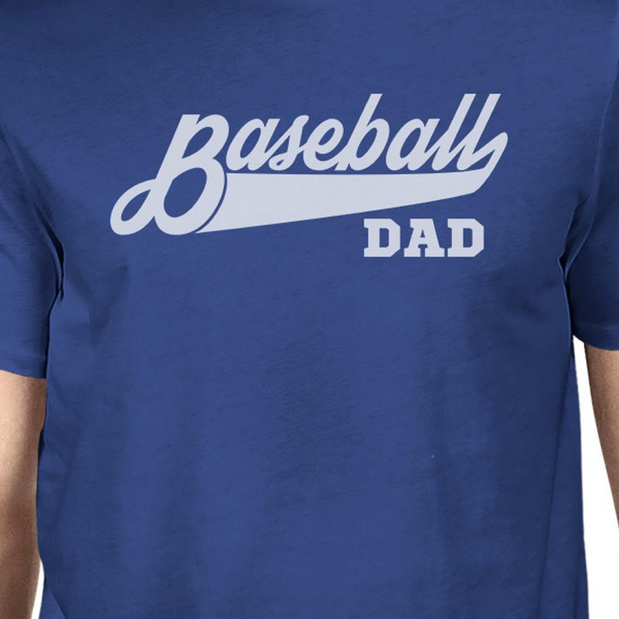 Baseball Dad Men's Funny Design Short Sleeve Top For Baseball Dad