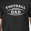 Football Dad Men's Black T-Shirt Fathers Day Gifts For Football Dad