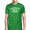 Football Dad Men's Green Funny Design Tee Birthday Gifts For Dad