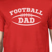 Football Dad Men's Red Short Sleeve Top Unique Gifts For Father Day