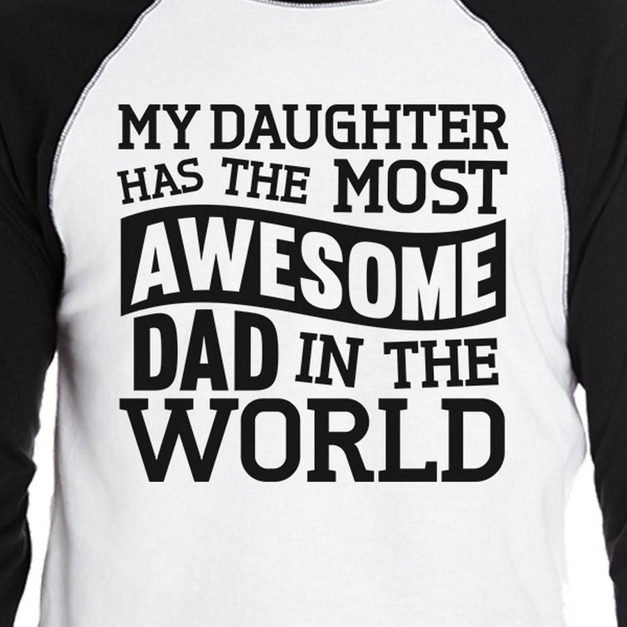 The Most Awesome Dad Baseball Tee For Men Perfect Fathers Day Gifts