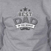 Best Dad In The World Unisex Grey Sweatshirt Christmas Gift For Dad