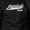 Baseball Dad Men's Black Sweatshirt Funny Gift For Baseball Fan Dad