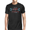 I Put The Riot In Patriotic Mens Black Graphic Tee For 4th Of July