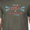 I Put The Riot In Patriotic Mens Dark Grey Short Sleeve T-Shirt