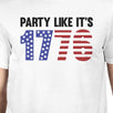 Party Like It's 1776 Mens Funny Design Graphic Tee For 4th of July