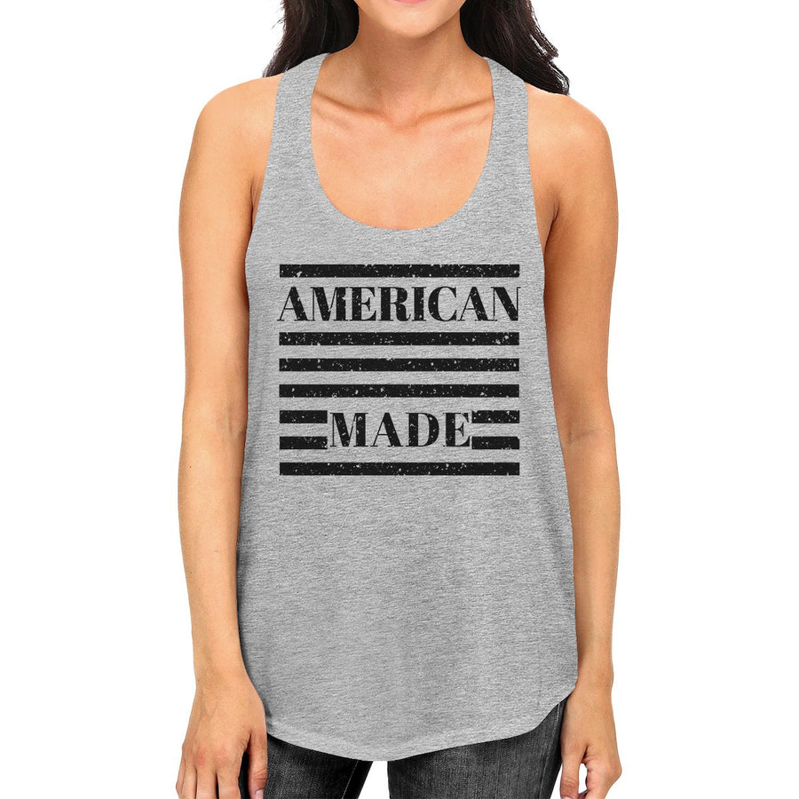 American Made Cute Womens Racerback Tank Top Gifts For Army Wives