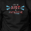 I Put The Riot In Patriotic Unisex Black Crewneck Sweatshirt Gifts