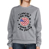 Home Of The Pizza Unisex Grey Funny Graphic 4th Of July Sweatshirt