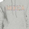 'Merica Unisex White Graphic Hoodie Cute Tribal Pattern Design