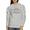 I Put The Riot In Patriotic Unisex Grey Hoodie Patriotic Gift Ideas