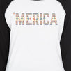 'Merica Cute Tribal Pattern Baseball Tee For Women Gifts For Her