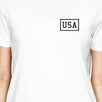 Mini USA Unique Fourth Of July Graphic Tee Shirt Gifts For Women