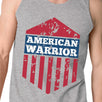 American Warrior Gray Crewneck Graphic Tanks For Men Gift For Him