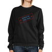 Born In The USA Unisex Graphic Sweatshirt Black Round Neck Pullover