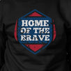 Home Of The Brave Unisex Graphic Sweatshirt Black Crewneck Pullover